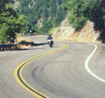 twisty roads on Mt Palomar